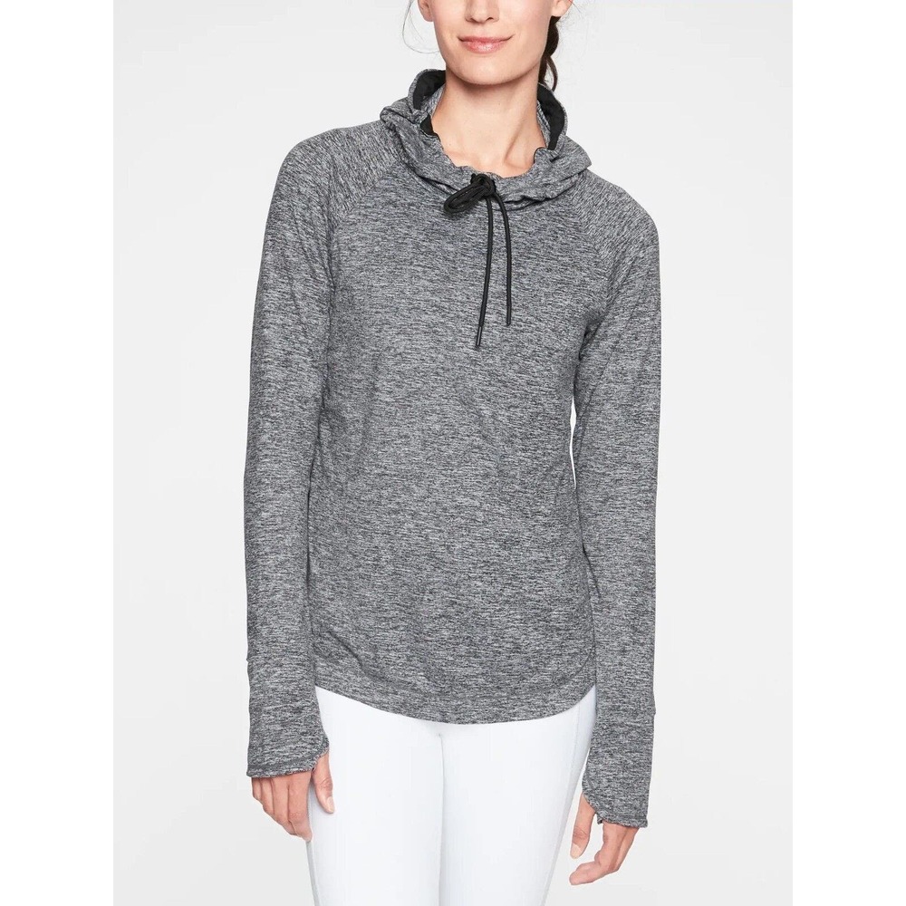 Athleta Uptempo Hoodie- Gray- Large